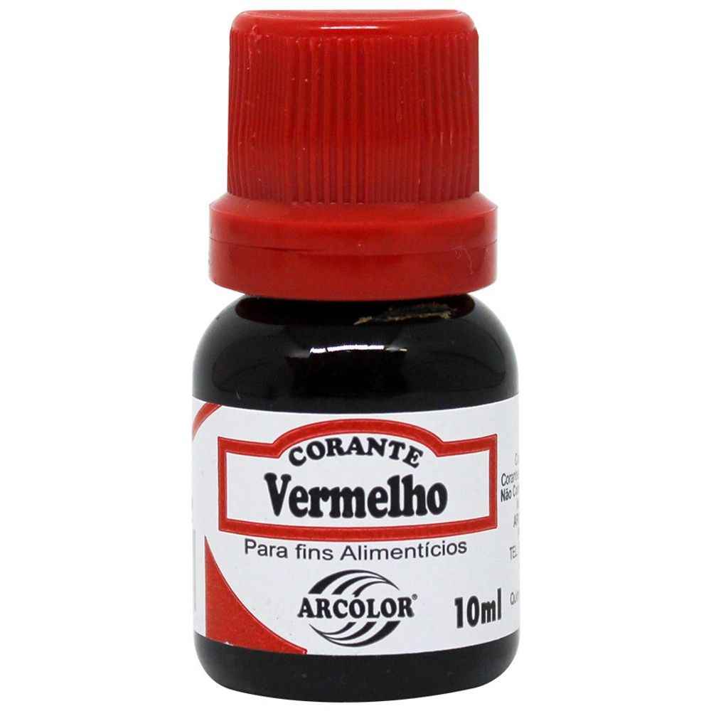 CORANTE ALIMENTICIO ARCOLOR VERMELHO 10 ML (Imagem Principal)