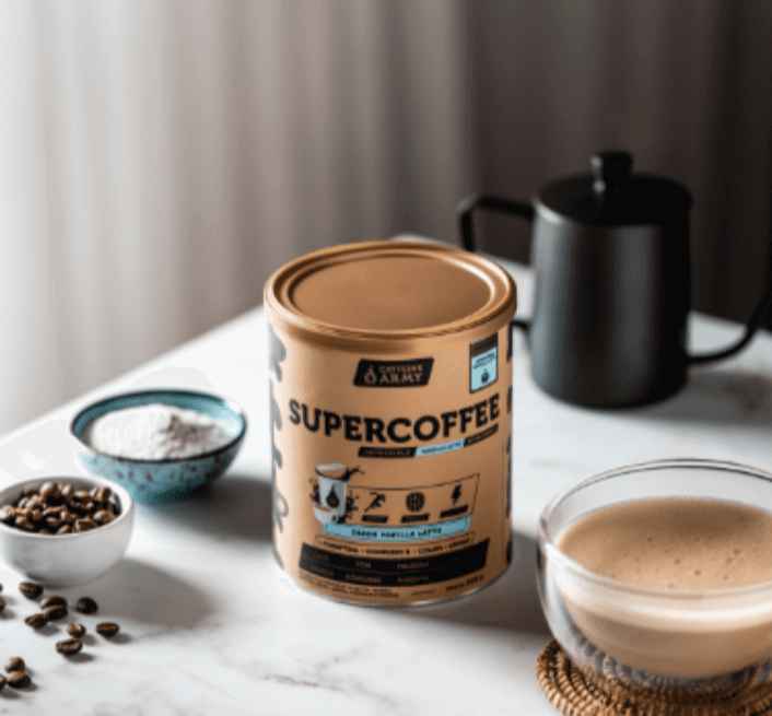 SUPERCOFFEE SABOR VANILLA LATTE 220G (Imagem Principal)