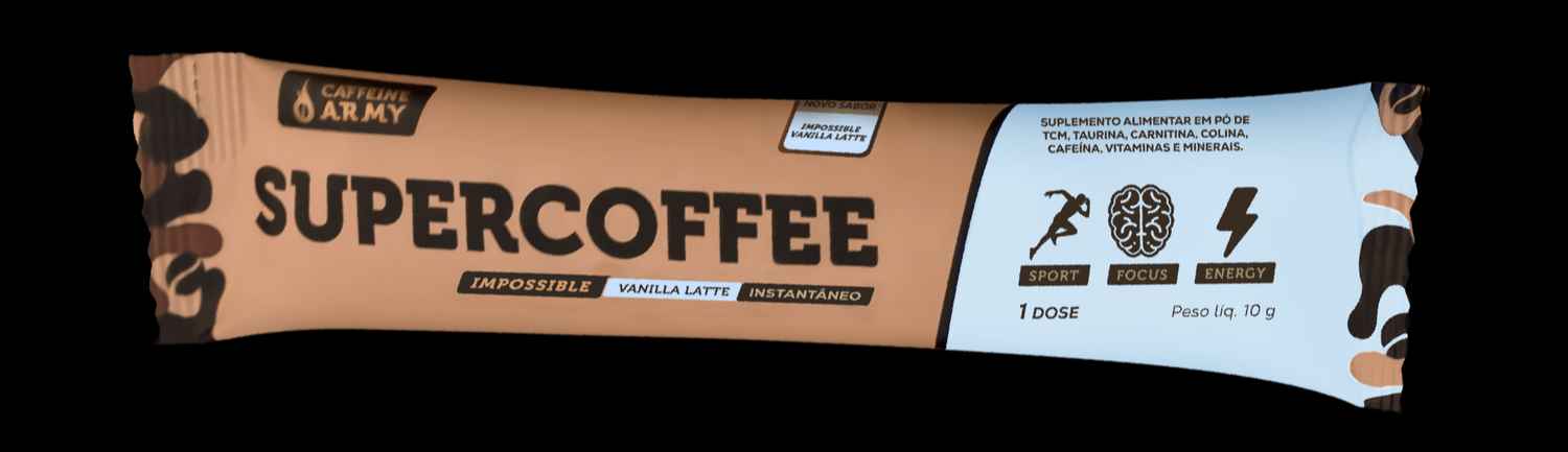 SUPERCOFFEE 10G SABOR VANILLA LATE 1 DOSE (Imagem Principal)