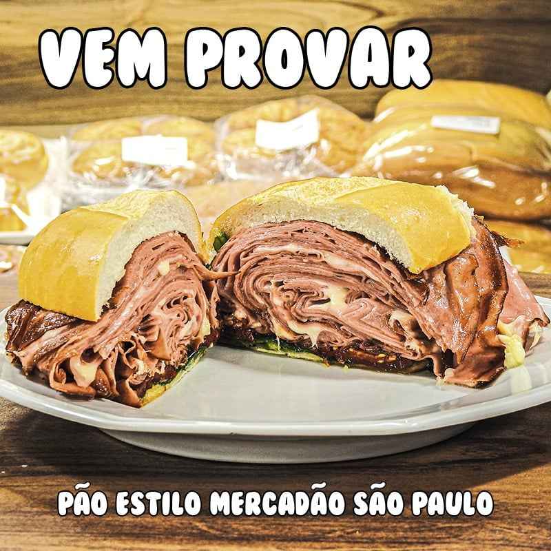 Pão.com mortadela estilo Mercadão São Paulo (Imagem Principal)