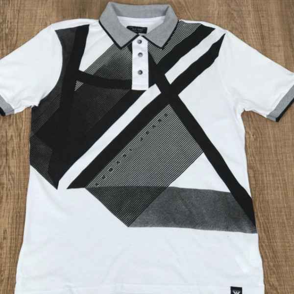 Polo Armani Diferenciada Branco (Imagem Principal)