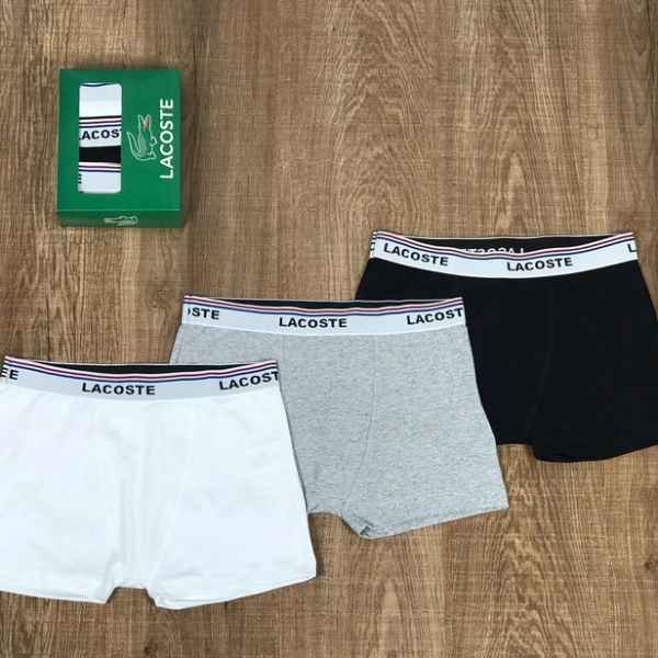 Kit cuecas Lacoste 3 unidades (Imagem Principal)