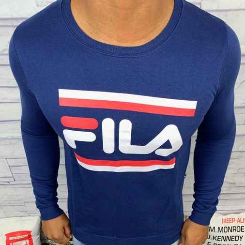 Blusa de Frio Fila - Moletinho Azul Marinho - (Imagem Principal)
