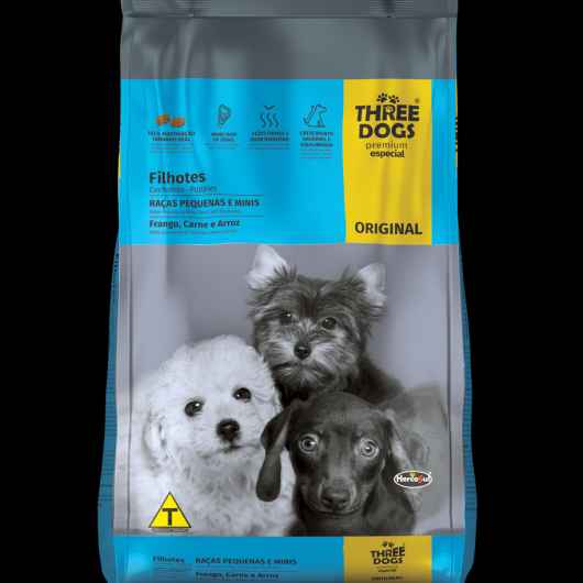 Three dog original filhote pequeno 1kg (Imagem Principal)