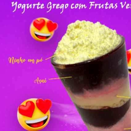 Açaí Mix + Sorvete - Iogurte Grego com Frutas Vermelhas (Imagem Principal)