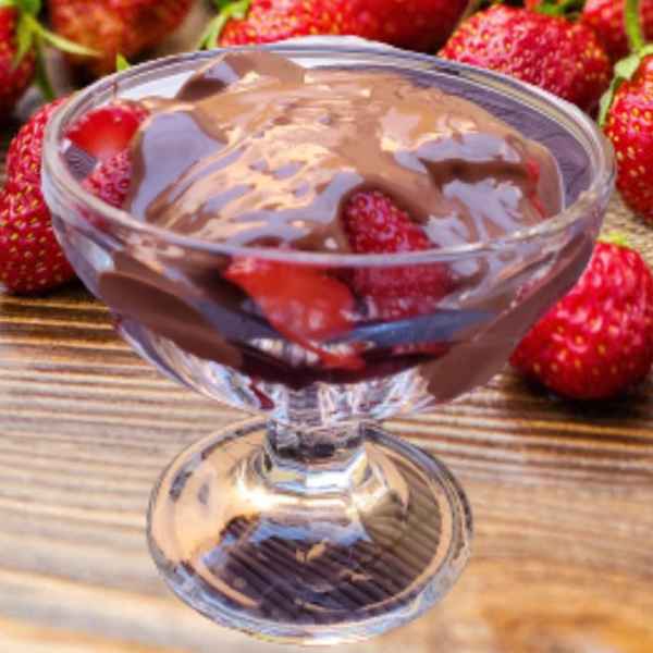 Fondue de Chocolate com Morangos (Imagem Principal)