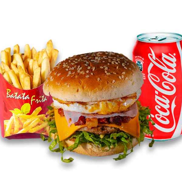 OURO (X-TUDO + COCA LATA + BATATA FRITA M) entrega grátis (Imagem Principal)
