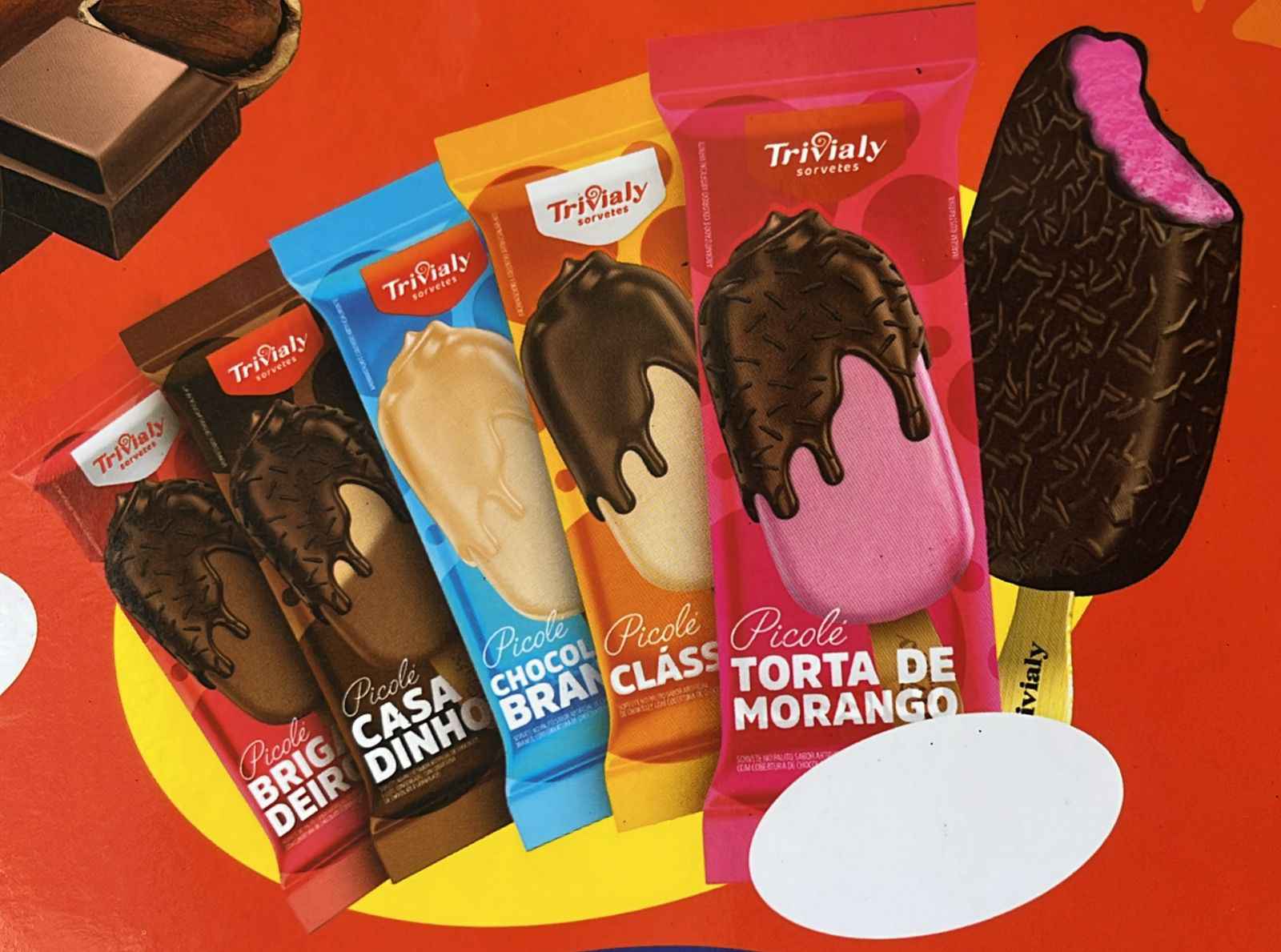 Picolé Trivaly Coberto com Chocolate (Imagem Principal)