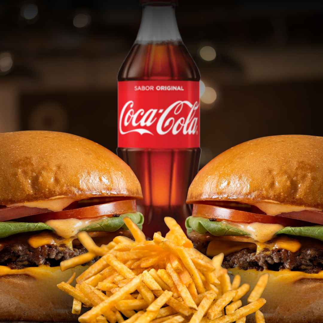 2 Db Carne + Coca 600 ml (Imagem Principal)