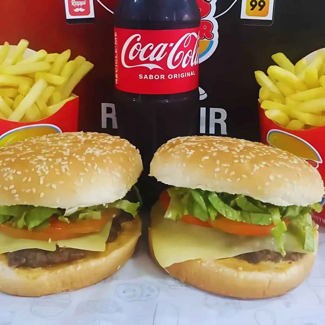 2 Db Carne + Coca 600 ml (Imagem Principal)