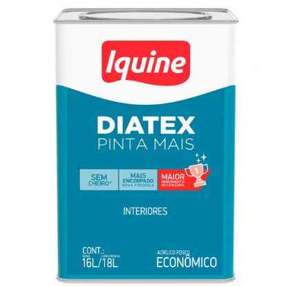 Tinta Acrílica Fosco Econômica Diatex Branco Neve 18L Iquine (Imagem Principal)