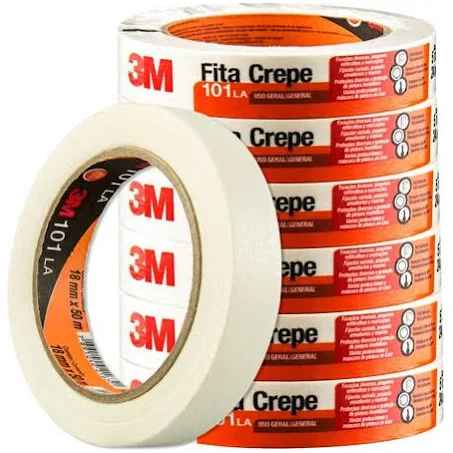Fita Crepe Uso Geral Profissional 24mmx50m (Imagem Principal)