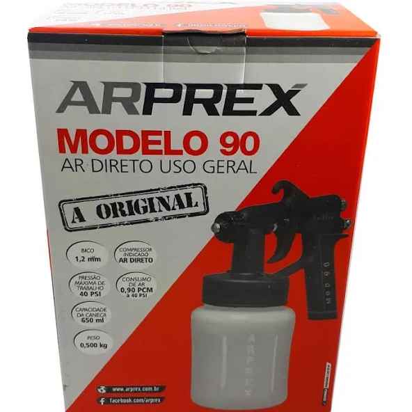 Pistola De Pintura Ar Direto Modelo 90 Arprex ( A Original ) (Imagem Principal)