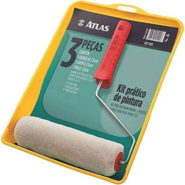 Kit Pintura Prático 3 Peças Atlas (Imagem Principal)