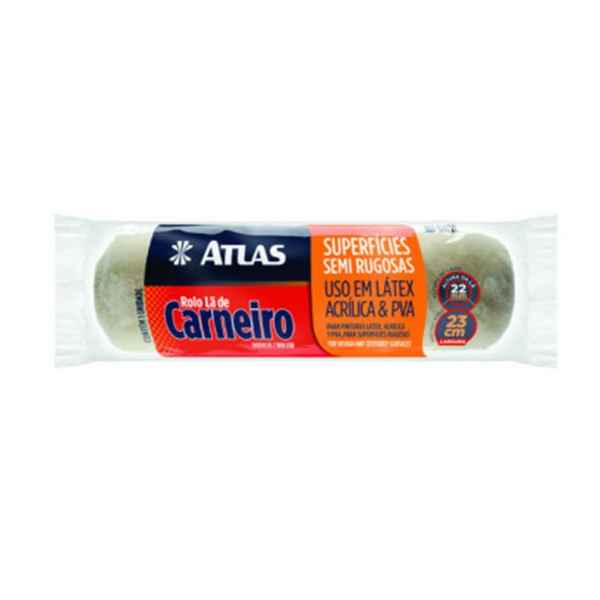 Rolo de Pintura Lã de Carneiro 100% Natural - ATLAS - 23cm (Imagem Principal)