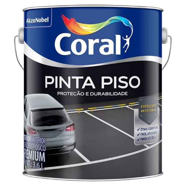 Tinta Acrílica Pinta Piso Coral 3,6l (Imagem Principal)