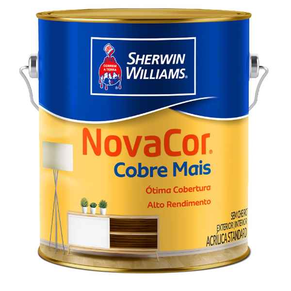 Tinta Acrílica Novacor Cobre Mais Palha 3,6L Sherwin Williams (Imagem Principal)