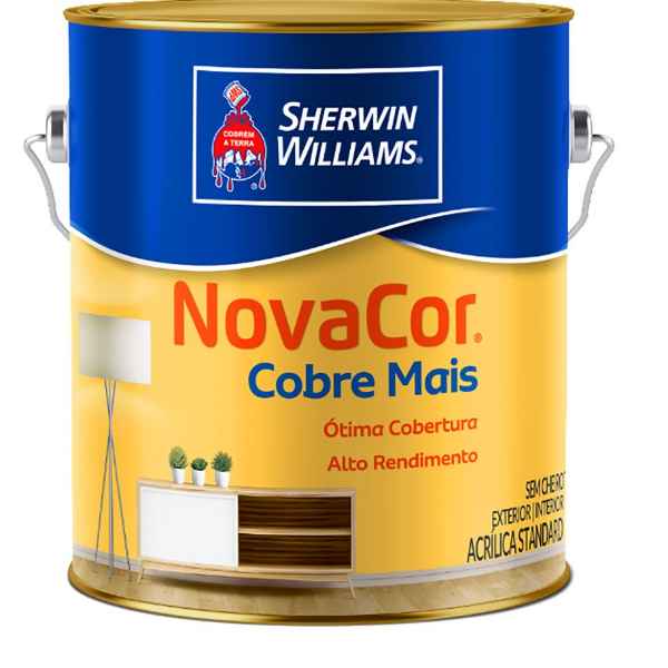Tinta Acrílica Novacor Cobre Mais Areia 3,6L Sherwin Williams (Imagem Principal)