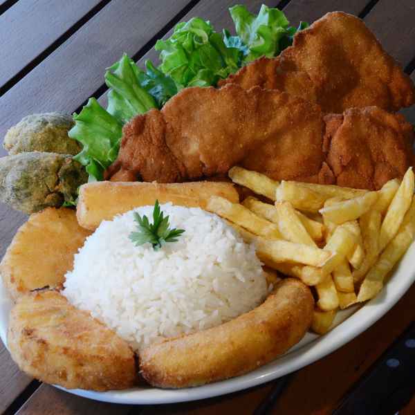 Filé de Frango a Cubana (Imagem Principal)