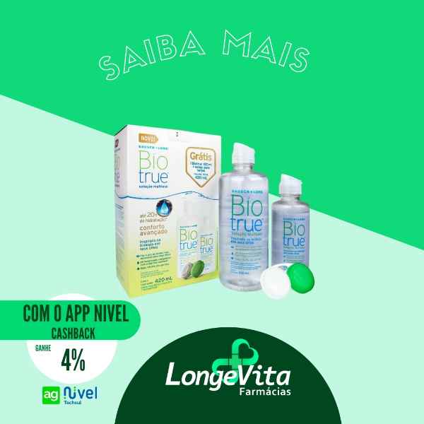 KIT BIOTRUE SOLUÇÃO MULTIUSO PARA LENTES DE CONTATO (Imagem Principal)