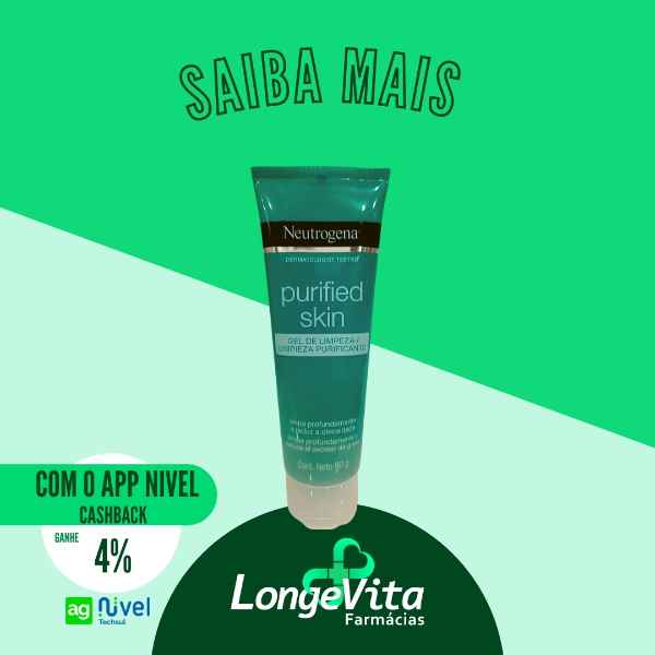 NEUTROGENA PURIFIED SKIN- GEL DE LIMPEZA FACIAL 80g (Imagem Principal)