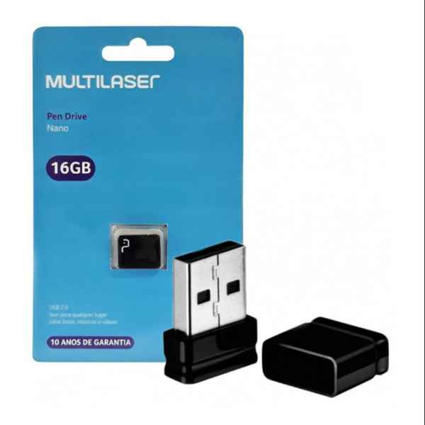 Pen Drive Nano Multilaser 16GB (Imagem Principal)