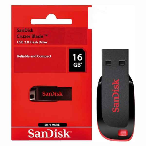 Pendrive SanDisk 16 GB (Imagem Principal)