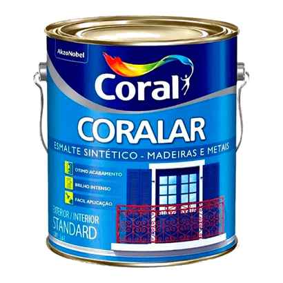 Esmalte Sintético Coral Coralar Azul Mar Galão 3,6 Litros (Imagem Principal)