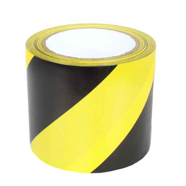 Fita Adesiva de Demarcação Zebrada 7cm X 200m Adelbras (Imagem Principal)
