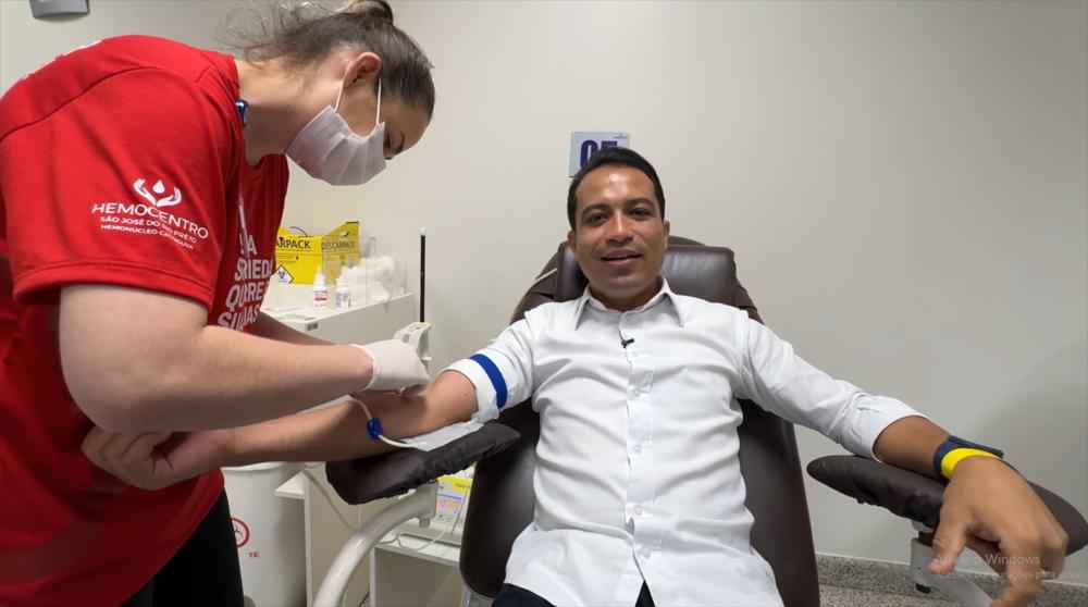 Vereador Jonathan Santos Reforça a Importância da Doação de Sangue em São José do Rio Preto
