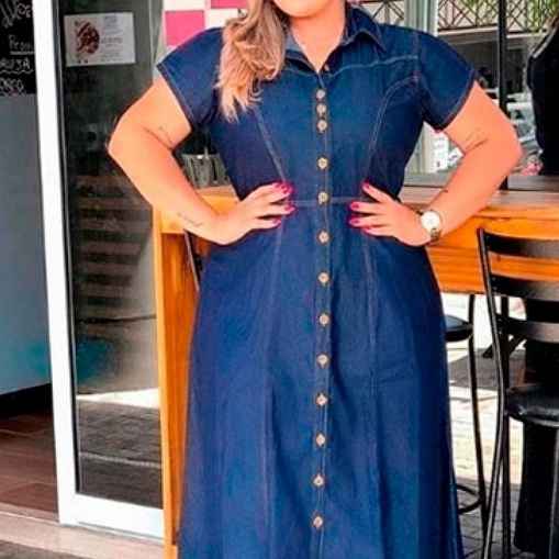 Vestido Jeans (Imagem Principal)