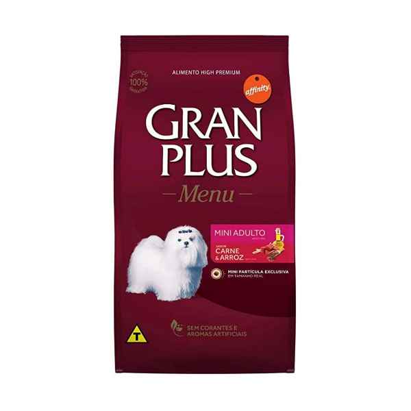 Gran Plus Cães Mini Adulto Carne e Arroz (Imagem Principal)