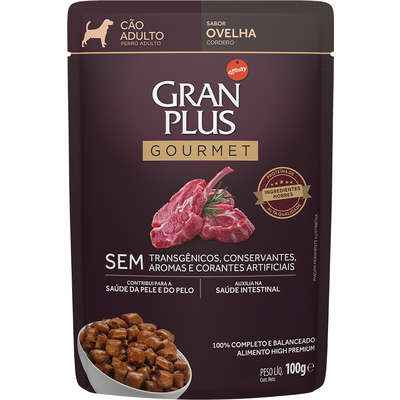 Gran Plus Sachê Gourmet Ovelha para Cão Adulto (Imagem Principal)