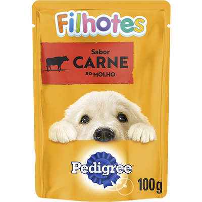 Pedigree Sachê Carne ao Molho para Cães Filhotes (Imagem Principal)