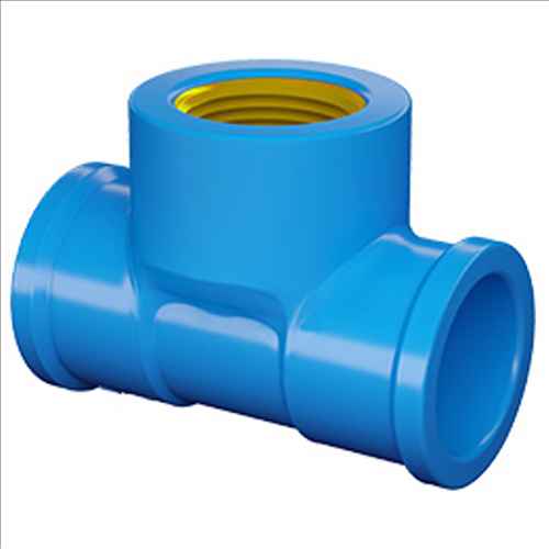 Conexão Te Soldavel Rosca Azul (Imagem Principal)