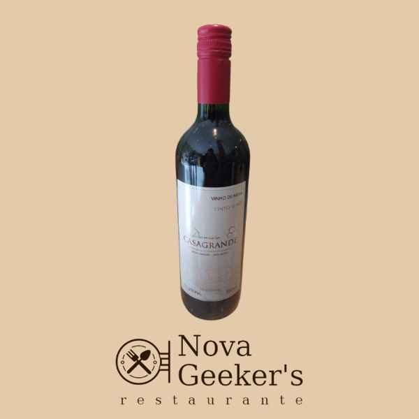 Garrafa de Vinho de Mesa Tinto Suave (Imagem Principal)