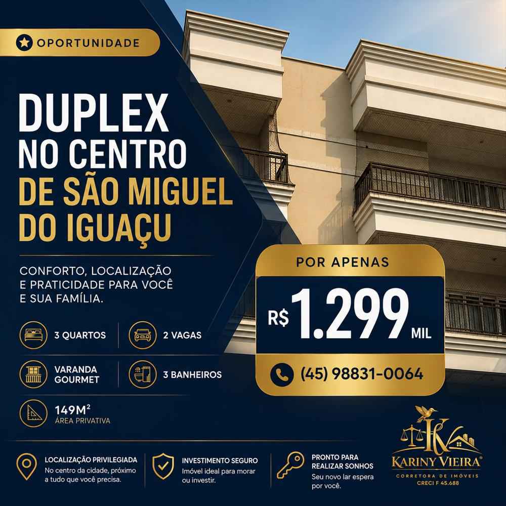 Cobertura Duplex em São Miguel do Iguacu