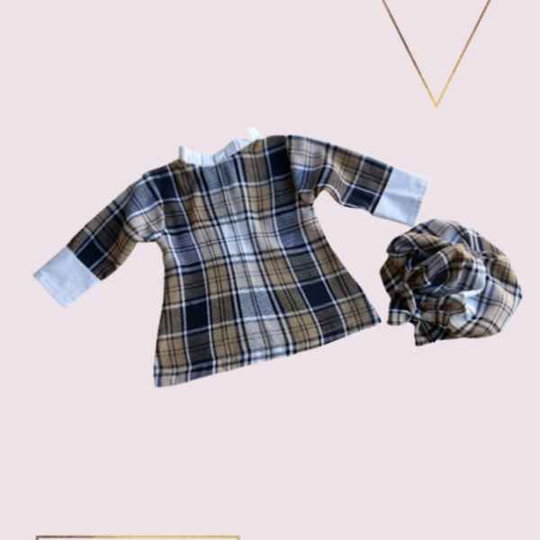 Vestido flanelado (Imagem Principal)