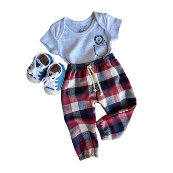 Calça jogger Xadrez  (Imagem Principal)