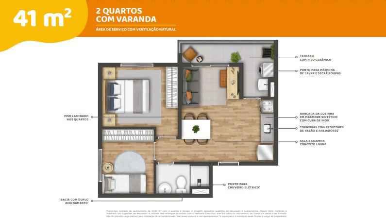 Lançamento MCMV em Santo Amaro a partir de 279.000 !!!