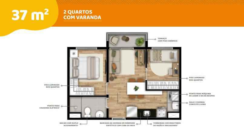 Lançamento MCMV em Santo Amaro a partir de 279.000 !!!
